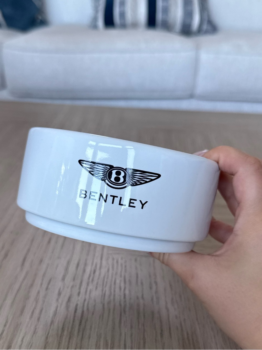 Bentley Car Branded Dog Bowl Limited Edition New Ceramic Dog Water/Food Bowl